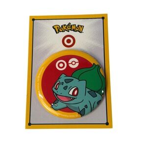 Pokémon x Target 30th Anniversary BULBASAUR Button Pin Promo Limited Edition